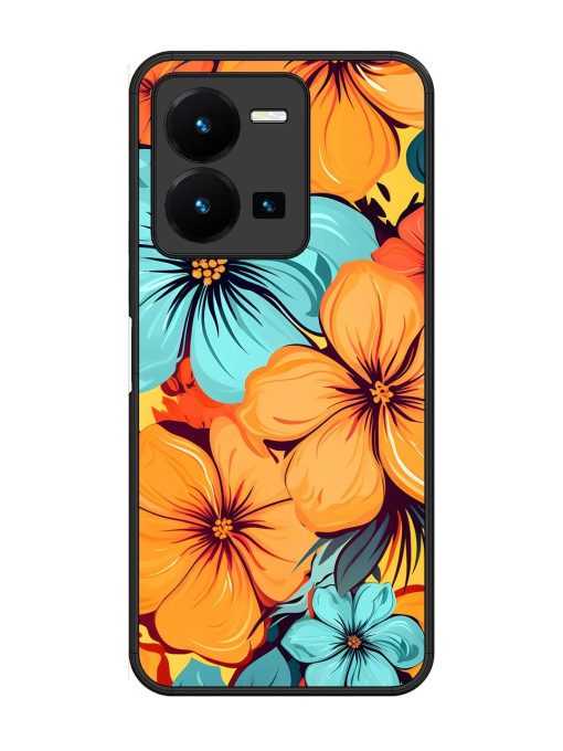 Tropical Bloom Glossy Soft Edge Case for Vivo Y27