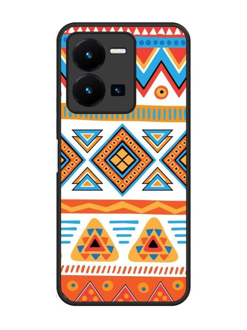 Vibrant Tribal Pattern Glossy Soft Edge Case for Vivo Y27