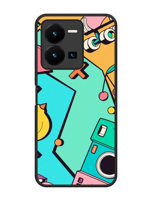 Retro Remix Glossy Soft Edge Case for Vivo Y27