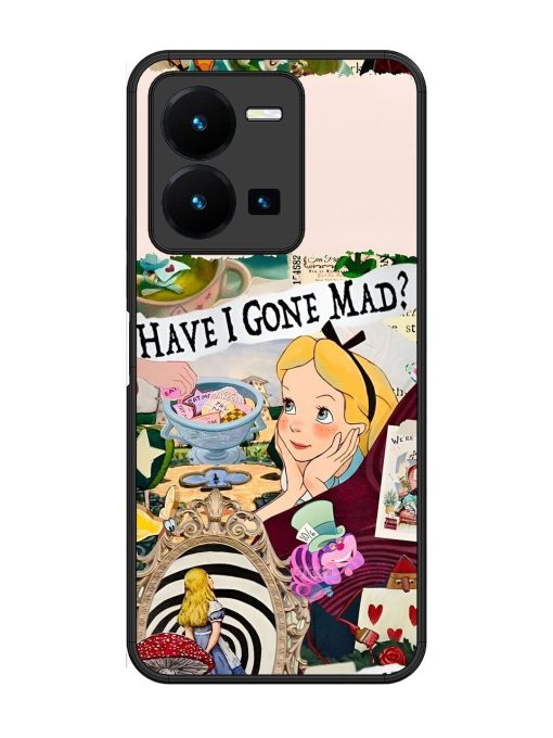 Mad Hatter'S Collage Glossy Soft Edge Case for Vivo Y27