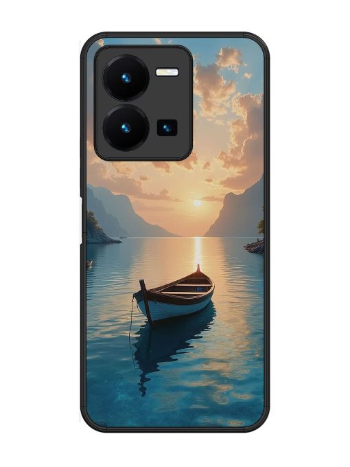 Serene Sunset Glossy Soft Edge Case for Vivo Y27