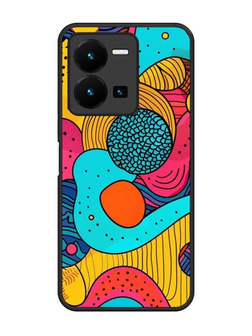 Psychedelic Patterns Glossy Soft Edge Case for Vivo Y27