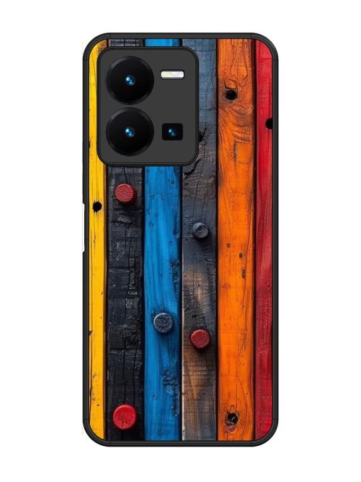 Rainbow Plank Glossy Soft Edge Case for Vivo Y27