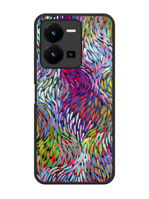 Vibrant Waves Glossy Soft Edge Case for Vivo Y27