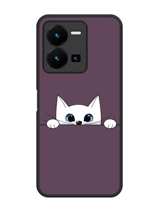 Peek-A-Boo Kitty Glossy Soft Edge Case for Vivo Y27