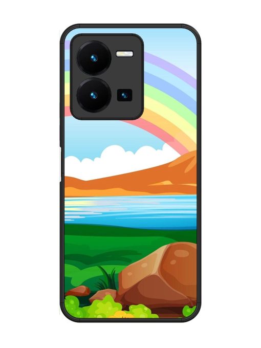 Rainbow Over The Lake Glossy Soft Edge Case for Vivo Y27