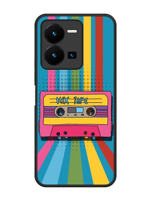 Retro Cassette Tapes Glossy Soft Edge Case for Vivo Y27