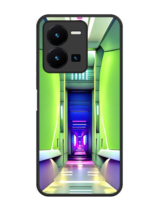 Neon Corridor Glossy Soft Edge Case for Vivo Y27