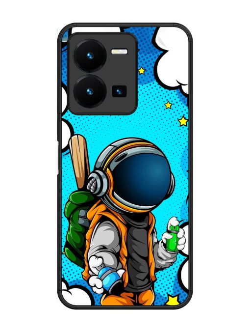 Space Graffiti Artist Glossy Soft Edge Case for Vivo Y27