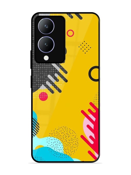 Neon Pop Glossy Soft Edge Case for Vivo Y28 (5G) Chachhi