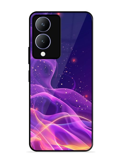 Cosmic Currents Glossy Soft Edge Case for Vivo Y28 (5G) Chachhi