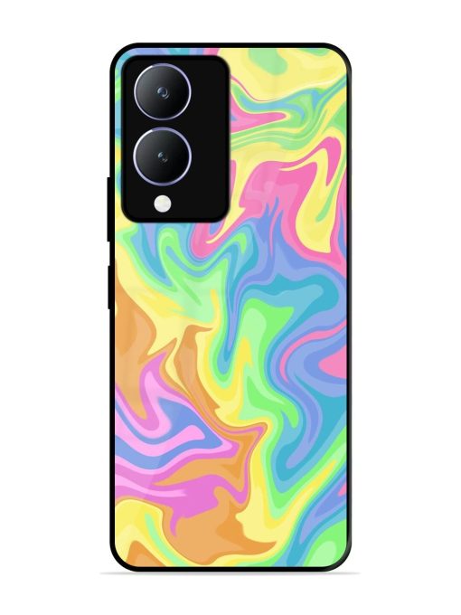 Whimsical Swirl Glossy Soft Edge Case for Vivo Y28 (5G) Chachhi