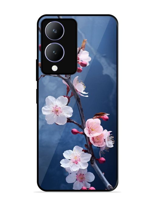 Delicate Blossoms Glossy Soft Edge Case for Vivo Y28 (5G) Chachhi