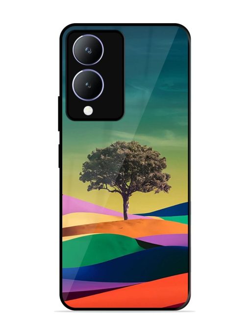 Rainbow'S Lone Sentinel Glossy Soft Edge Case for Vivo Y28 (5G) Chachhi