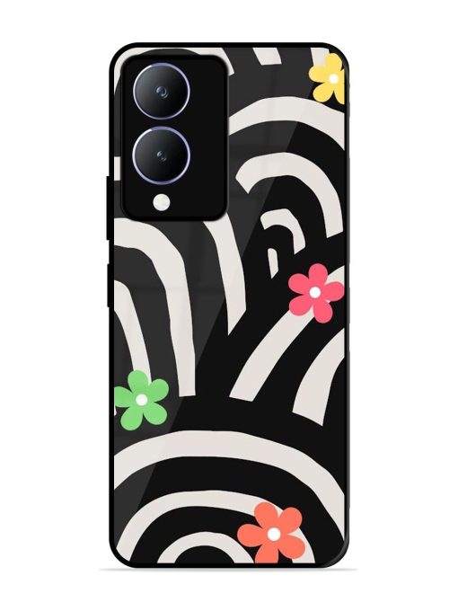 Rainbow Arcs Glossy Soft Edge Case for Vivo Y28 (5G) Chachhi