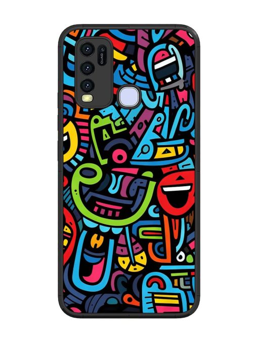 Doodlephoria Glossy Soft Edge Case for Vivo Y30 Chachhi