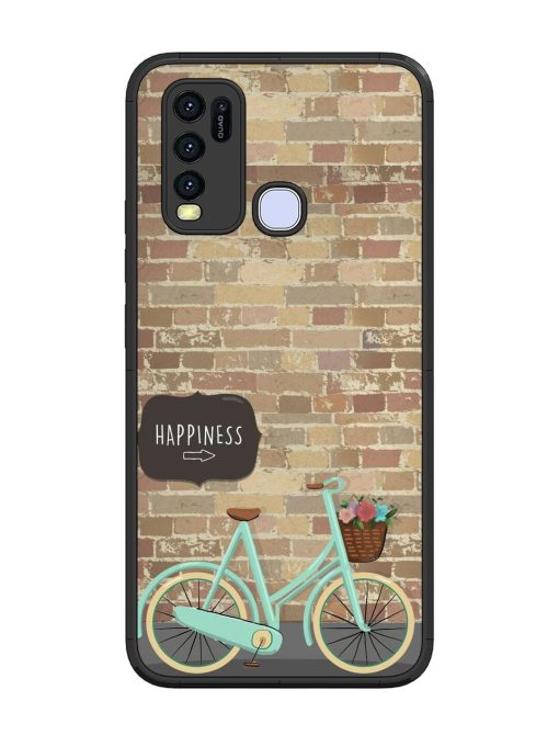 Pedaling Towards Happiness Glossy Soft Edge Case for Vivo Y30 Chachhi