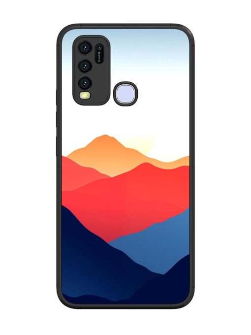 Sunset Peaks Glossy Soft Edge Case for Vivo Y30 Chachhi