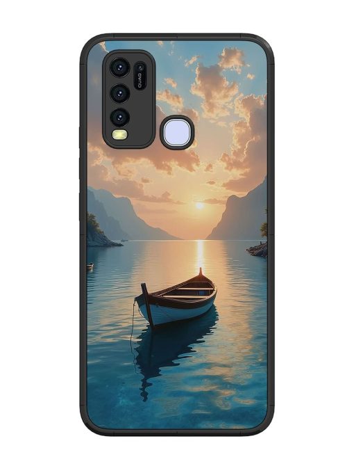 Serene Sunset Glossy Soft Edge Case for Vivo Y30 Chachhi