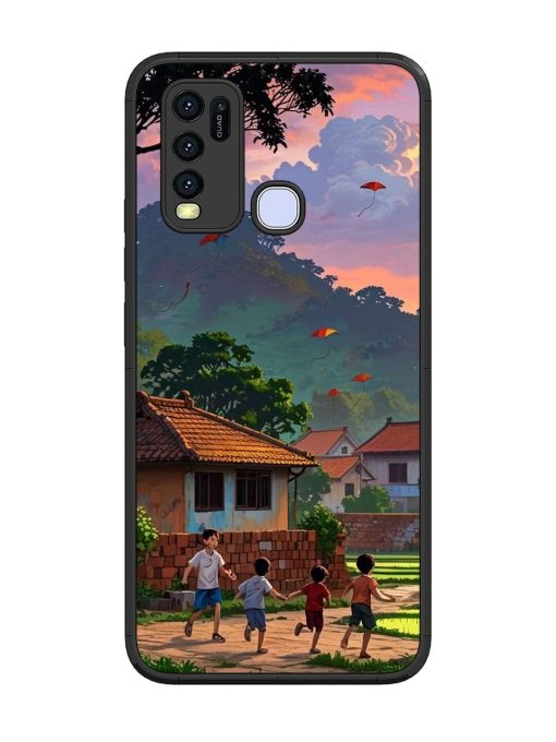 Sunset Play Glossy Soft Edge Case for Vivo Y30 Chachhi