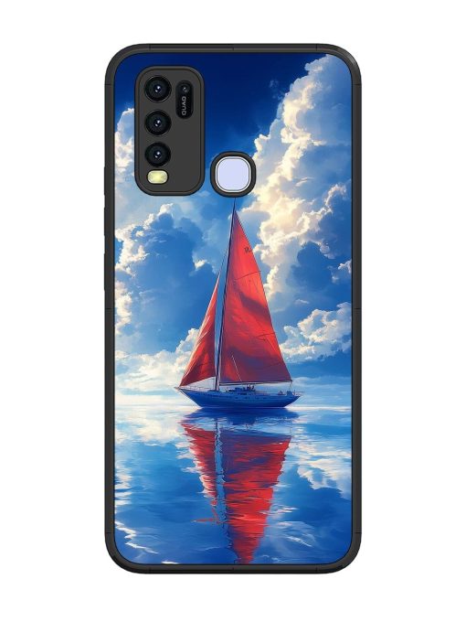 Crimson Sails Glossy Soft Edge Case for Vivo Y30 Chachhi