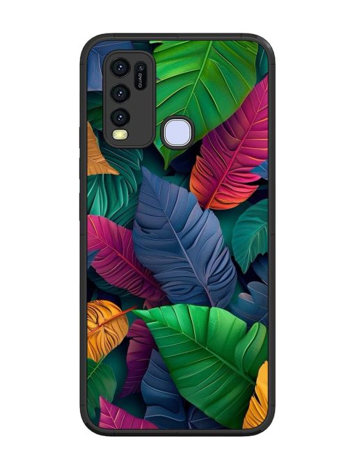 Tropical Tapestry Glossy Soft Edge Case for Vivo Y30 Chachhi