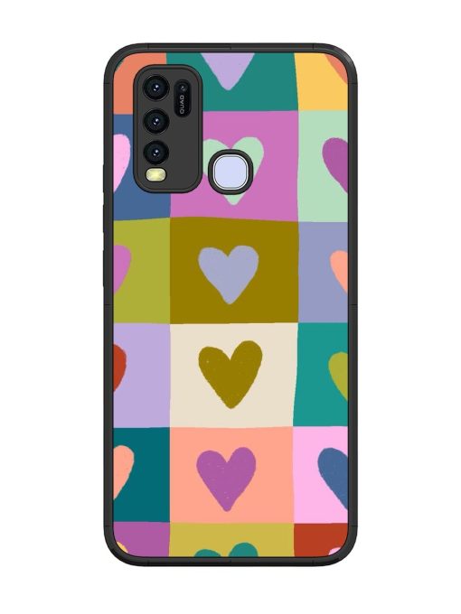 Box Of Hearts Glossy Soft Edge Case for Vivo Y30 Chachhi