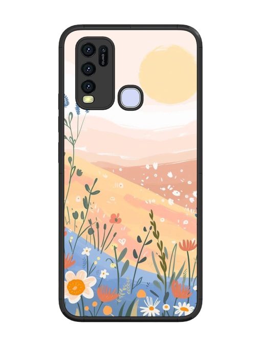 Golden Hour Blooms Glossy Soft Edge Case for Vivo Y30 Chachhi