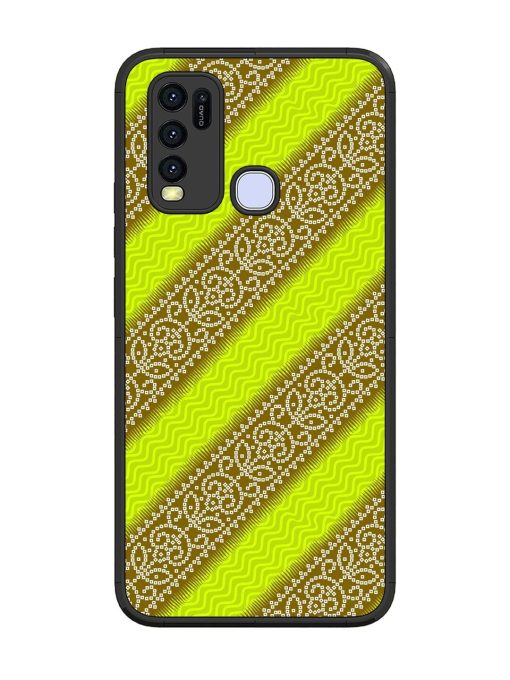 Golden Bandana Bliss Glossy Soft Edge Case for Vivo Y30