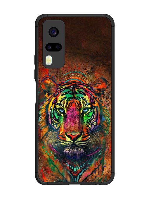 Cosmic Tiger Glossy Soft Edge Case for Vivo Y31 Chachhi