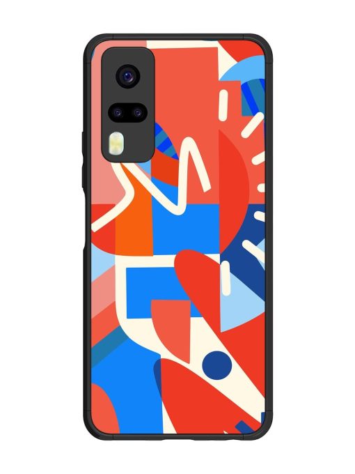 Abstract Harmony Glossy Soft Edge Case for Vivo Y31 Chachhi