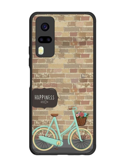 Pedaling Towards Happiness Glossy Soft Edge Case for Vivo Y31 Chachhi