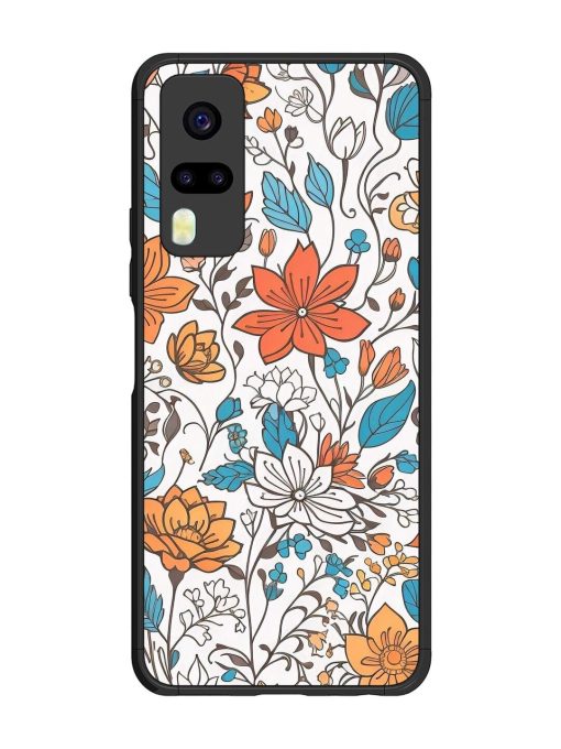 Floral Symphony Glossy Soft Edge Case for Vivo Y31 Chachhi