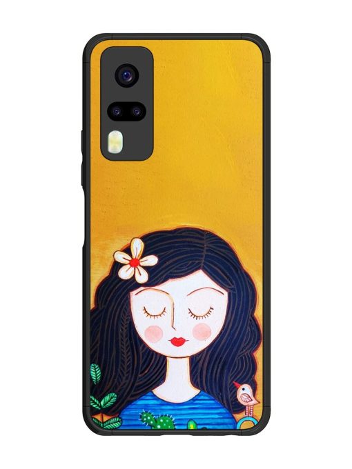 Girl Illustration Glossy Soft Edge Case for Vivo Y31