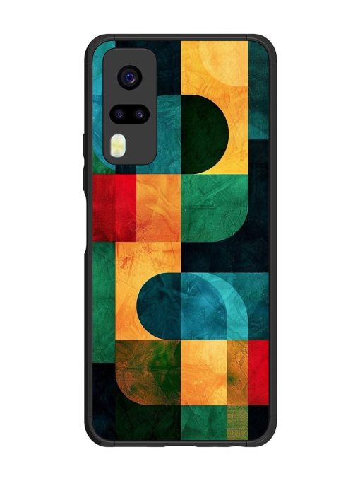 Geometric Harmony Glossy Soft Edge Case for Vivo Y31 Chachhi