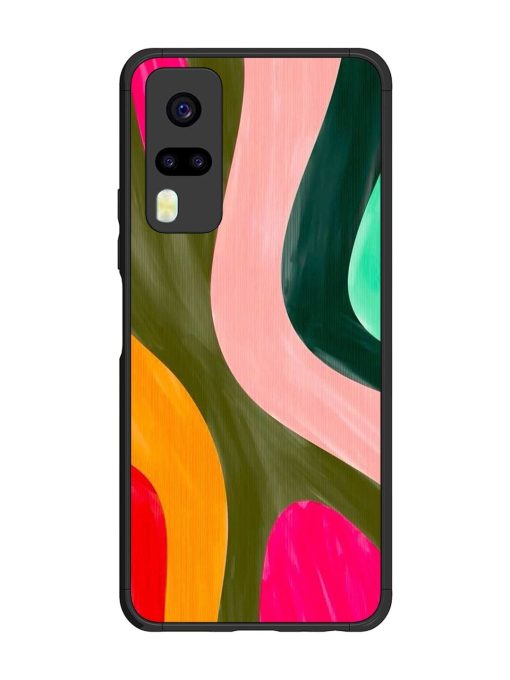 Wavy Wonder Glossy Soft Edge Case for Vivo Y31 Chachhi