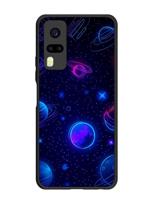 Neon Cosmos Glossy Soft Edge Case for Vivo Y31 Chachhi