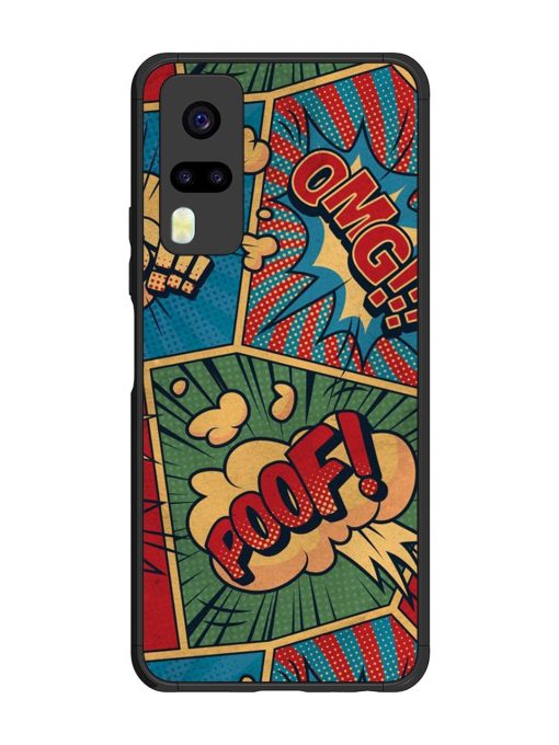 Comic Book Chaos Glossy Soft Edge Case for Vivo Y31 Chachhi