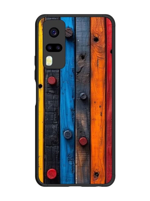 Rainbow Plank Glossy Soft Edge Case for Vivo Y31 Chachhi