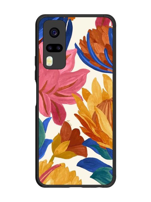 Blooming Tapestry Glossy Soft Edge Case for Vivo Y31 Chachhi