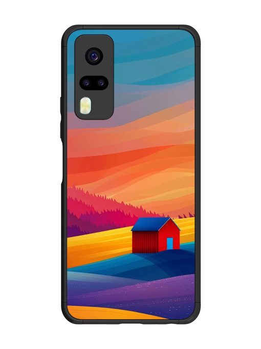 Sunset Solitude Glossy Soft Edge Case for Vivo Y31 Chachhi