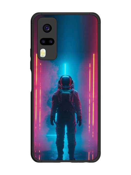 Neon Astronaut Glossy Soft Edge Case for Vivo Y31 Chachhi