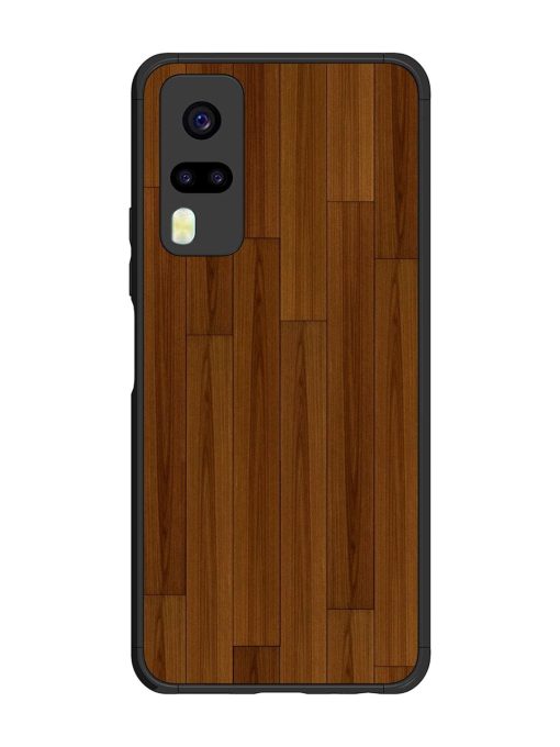 Warm Woodgrain Glossy Soft Edge Case for Vivo Y31 Chachhi