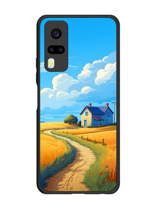 Countryside Cottage Glossy Soft Edge Case for Vivo Y31 Chachhi