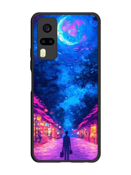 Neon Nightscape Glossy Soft Edge Case for Vivo Y31 Chachhi