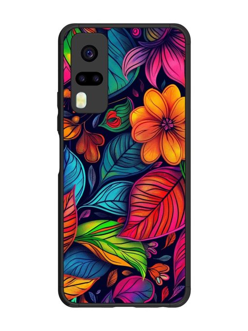 Rainbow Of Blooms Glossy Soft Edge Case for Vivo Y31 Chachhi