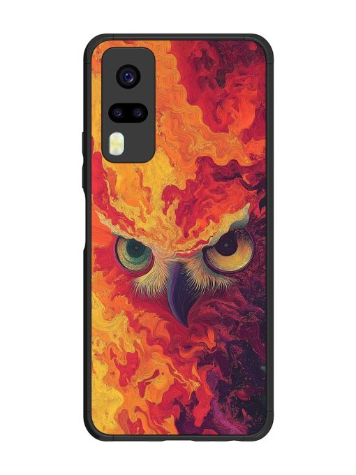 Fiery Owl Glossy Soft Edge Case for Vivo Y31 Chachhi