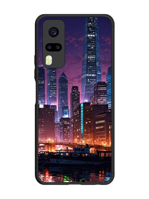 Neon Nightscape Glossy Soft Edge Case for Vivo Y31 Chachhi