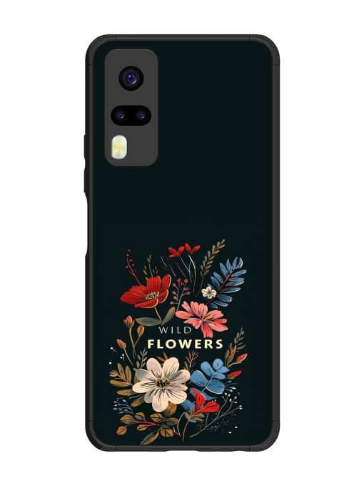 Dark Floral Glossy Soft Edge Case for Vivo Y31 Chachhi