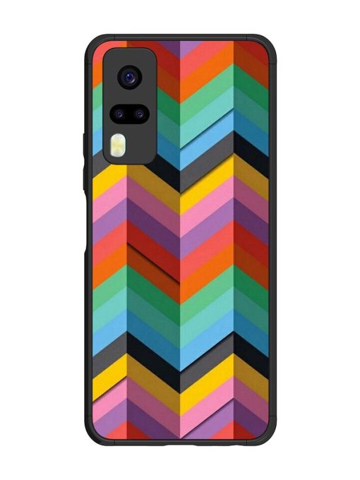 Colorful Zigzag Glossy Soft Edge Case for Vivo Y31 Chachhi